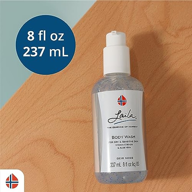 Geir Ness Laila Body Wash - Nourishing and Moisturizing Shower Gel - Rich and Fragrant Cleanser For Women
