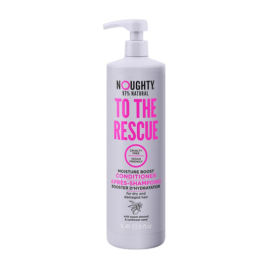 Noughty Moisture Boost Conditioner - 97% Natural, Hydrating Formula for Dry Hair | 33.8 fl. oz.