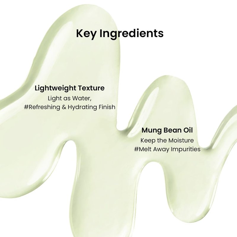 Beplain Mung Bean Cleansing Oil - Gentle Makeup Remover for Sensitive Skin | Deep Pore Cleansing & Blackhead Care | 6.76 fl. oz.