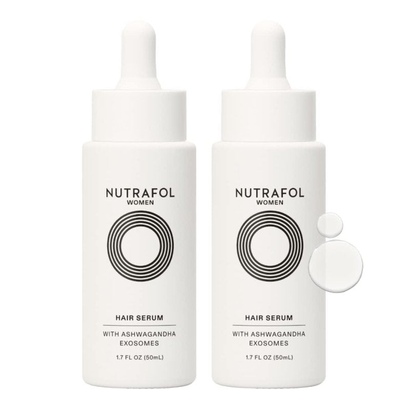 Nutrafol Women's Hair Serum - Supports Thicker, Stronger Hair | Vegan & Fast-Absorbing Formula