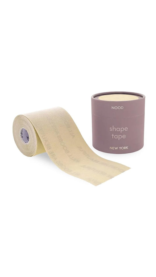NOOD New York Shape Tape 3" Wide Adhesive Shaping, Lifting, and Waterproof Hemp Breast Tape, No. 3 Buff, 3 in.