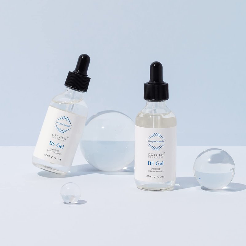 OxygenCeuticals B5 Gel – Hydrating Serum with Vitamin B5 (Panthenol), Hyaluronic Acid & Adenosine, Moisturizing & Anti-Wrinkle Care for Healthy, Elastic Skin. 2.02 fl.oz (60ml)