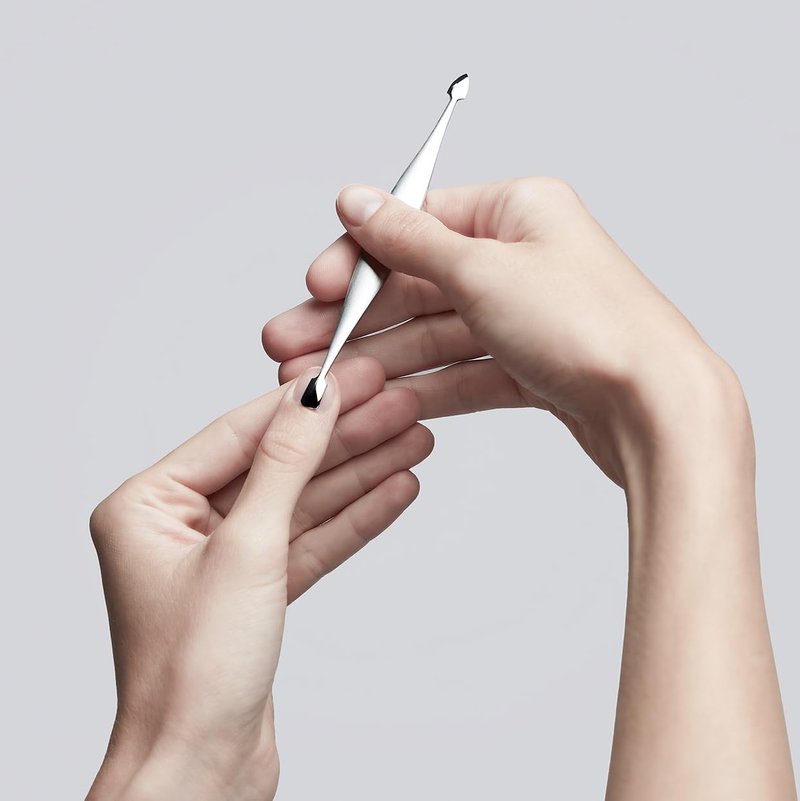 ZWILLING Cuticle Pusher (nail cleaner, double ended tool, suitable for natural and artificial nails), Premium, Silver, 5 inch