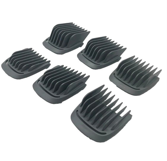 Trimmer Replacement 6-Piece Set - Haircut Guide Guard Comb for 41mm T Blade | Compatible with Philips Norelco Multigroom