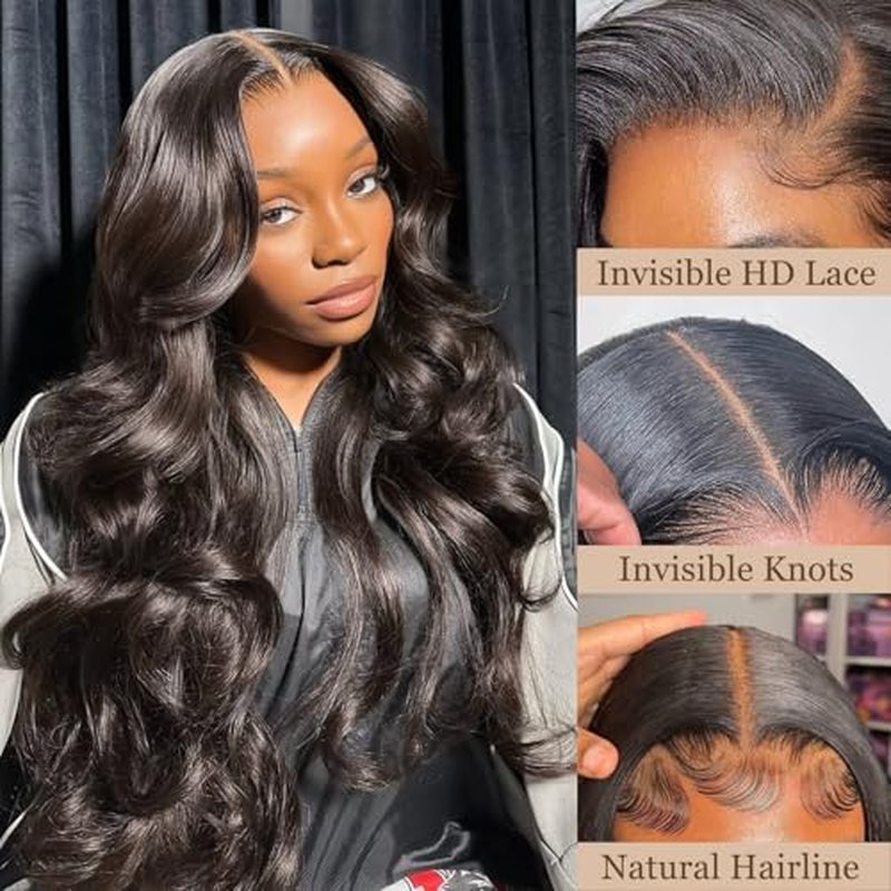 5x5 Human Hair HD Lace Closure for Woman 18 Inches Body Wave Invisible Lace Closure 12A Brazilian Virgin Remy Human Hair Pre Plucked