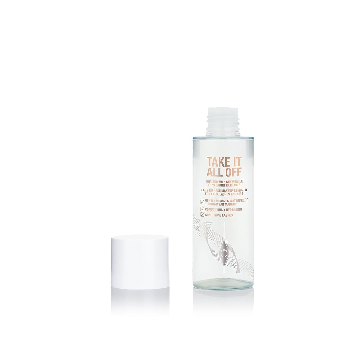 Charlotte Tilbury Makeup Remover - Bi-Phase Cleansing Oil with Soothing Chamomile | Removes Waterproof Makeup