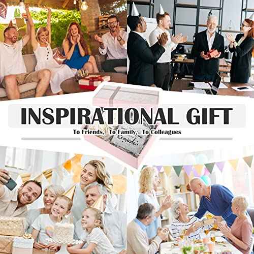 Qunclay 12 Pcs Employee Appreciation Gifts, Compact Mirror for Women Inspirational Makeup Mirror Favors for Thanksgiving Christmas Coworker Team