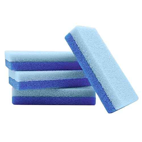 4 Pack Foot Pumice for Feet Pedicure Plastic Foot Scrubber Exfoliator for Dead Skin Cracked Heel Repair Callus Remover