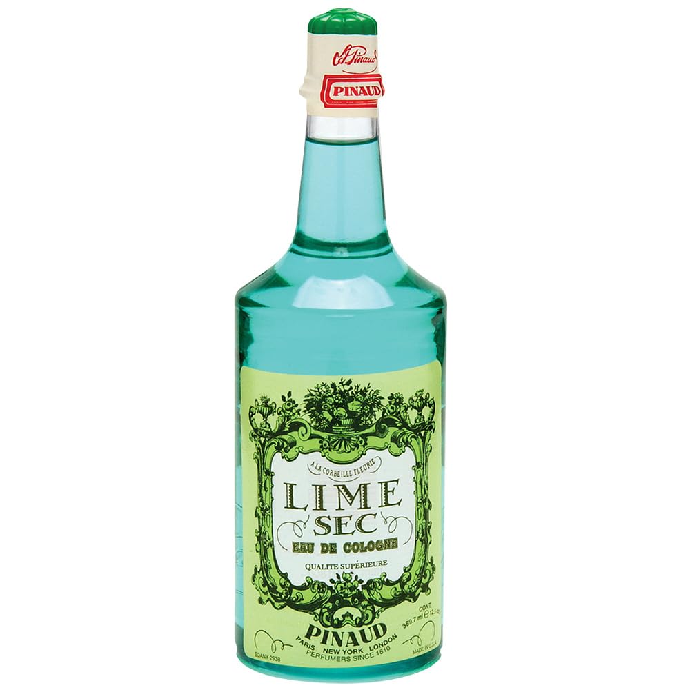 Clubman Pinaud Lime Sec Eau De Cologne - Invigorating Citrus Fragrance for Men | 12.5 Fl Oz, 2 Pack