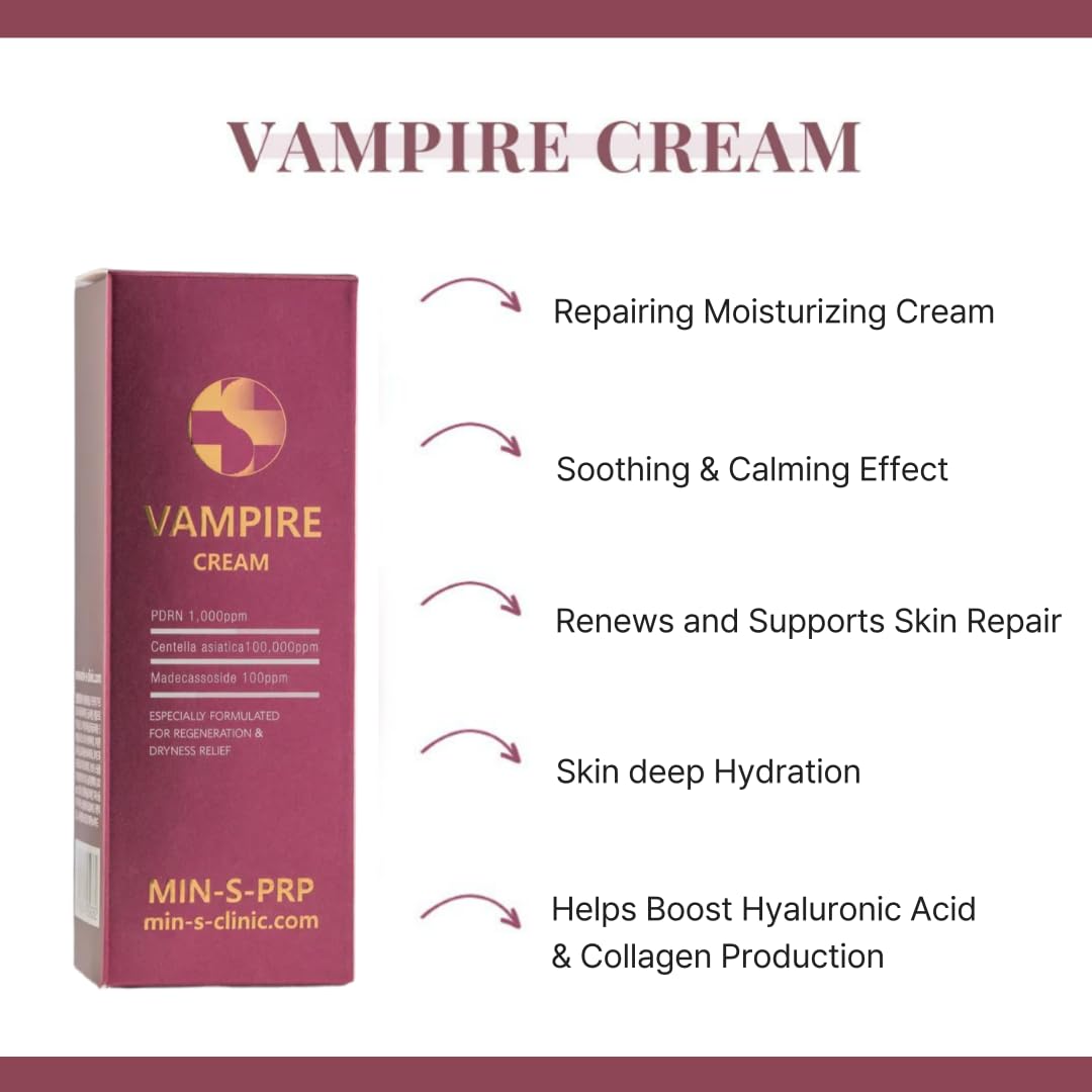pour LA PEAU Vampire Cream with PDRN, Centella Asiatica & Madecassoside – Skin Regeneration & Soothing Hydration for a Youthful Glow