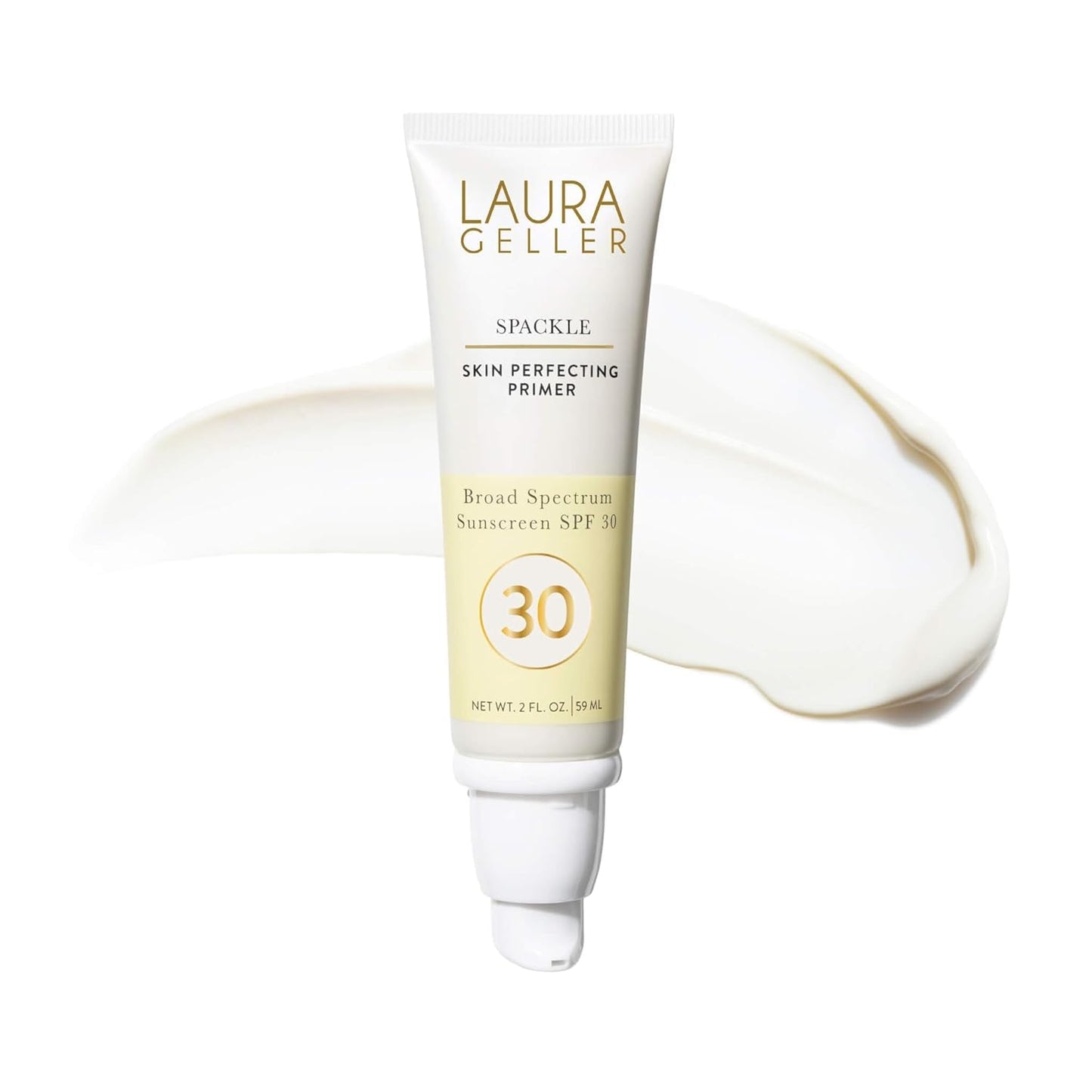 LAURA GELLER NEW YORK Spackle Skin Perfecting Primer Broad Spectrum Sunscreen SPF 30 - Primer for Face Before Makeup with Sun Protection for a Dewy Glow