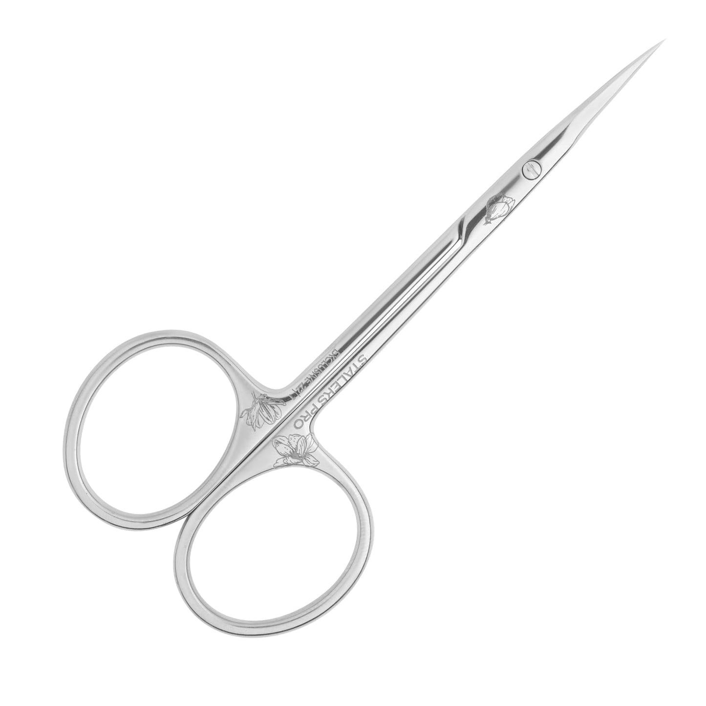 Staleks Exclusive 22 Type 1 Cuticle Scissors (Magnolia) – Straight Handles and Classic Curved Blades