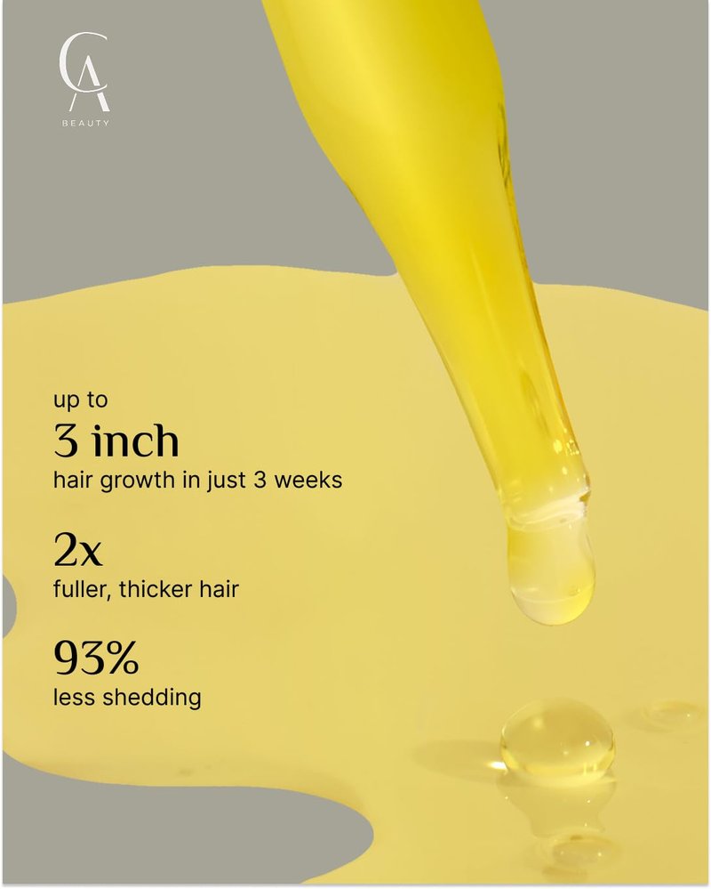 Hair Growth Oil with Rosemary & Peppermint - All-Natural Formula for Thicker Hair | 2oz