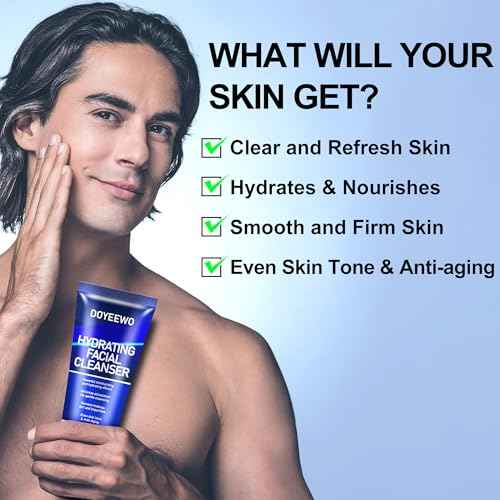 Skin Care for Men,Hydrate,Firm,Anti-Aging & Wrinkle 5Pcs Facial Skin Care Routine Kit Set,Mens Christmas Gifts Stocking Stuffers Secret Santa Gift for Men Him Dad Boyfriend Husband Birthday Valentines