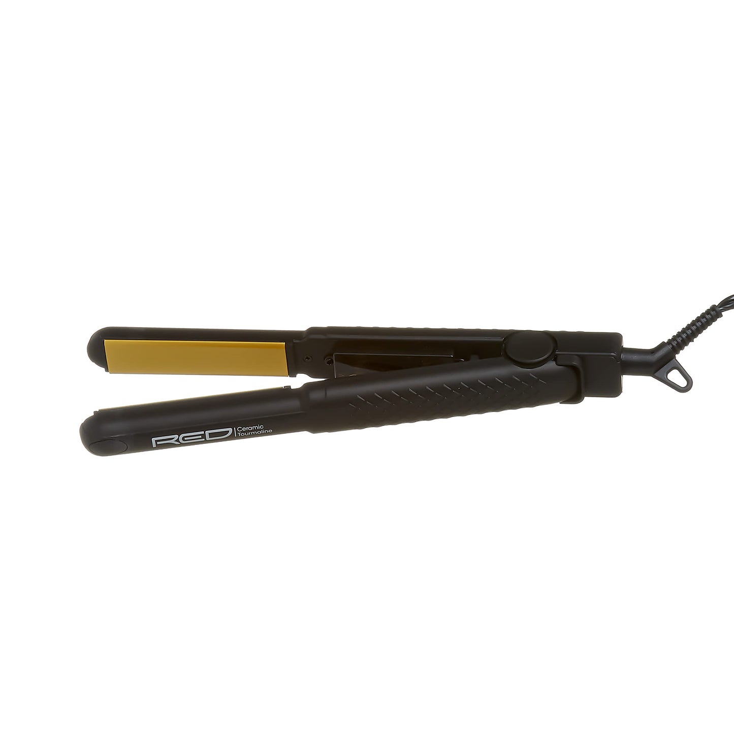 Kiss Products Red Ceramic Tourmaline Professinal Flat Iron, 0.75 Inch, 1 Pound