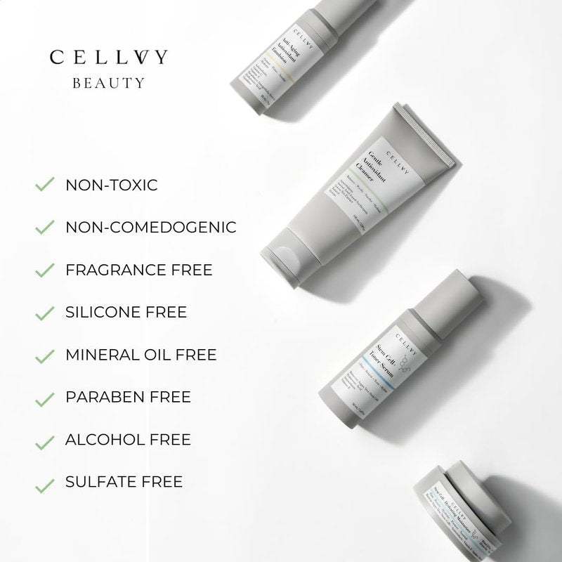 Gentle Antioxidant Cleanser - Daily Hydrating Anti-Aging Face Wash with Green Tea Extract | Nourishing & Balancing