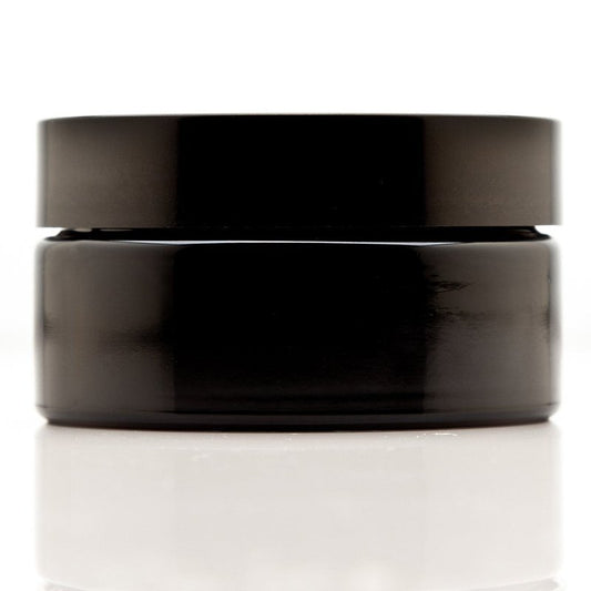 Infinity Jars 200 Ml (6.76 fl OZ) Glass Lotion Container with Lid, Refillable UV Cosmetic Jar for Creams, DIY, Travel, Body Butter | Small Wide Mouth Empty Lotion Jar, Airtight Cosmetic Container