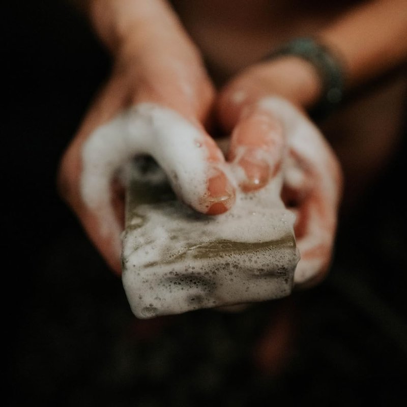Alaska Glacial Mineral Clay Bar Soap for Men & Women, Goat Milk Natural Soap Bar, Face Body Shampoo Shave Soap, Body Soap Bars for Sensitive Skin, Essential Oils Cold Process - Thieves Blend, 2 Pack