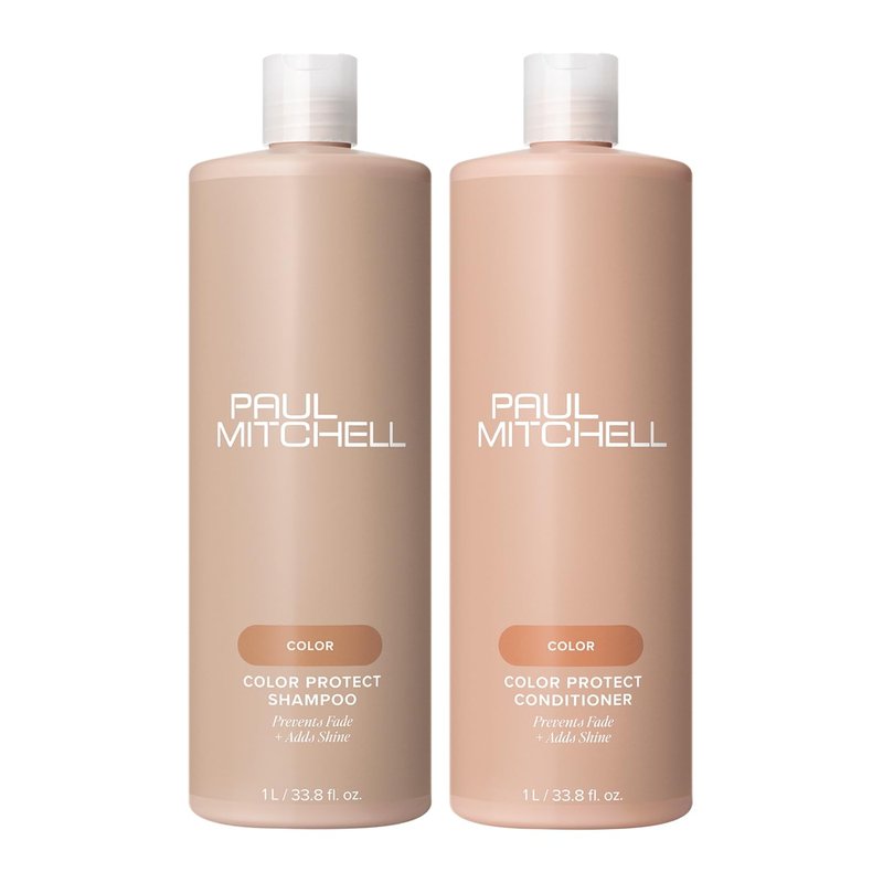 Paul Mitchell Color Protect Shampoo & Conditioner Set - Protects Color-Treated Hair | 33.8 fl. oz