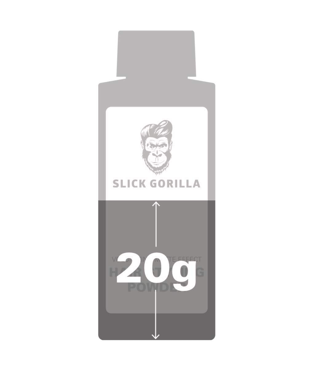 Slick Gorilla Hair Styling Powder for Men 0.70 oz (20g) | Texture Powder | Matte Finish | 24 Hours All Day Hold | Adds Volume & Texture | Lightweight | Non-Sticky | No Shine | Texturizing Product