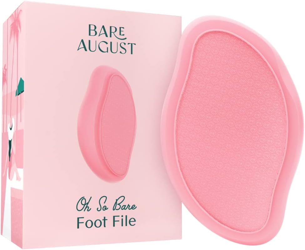 Glass Foot File Callus Remover - Effective Heel Scraper & Shower Foot Scrubber for Smooth, Soft Feet | Pedicure Tool