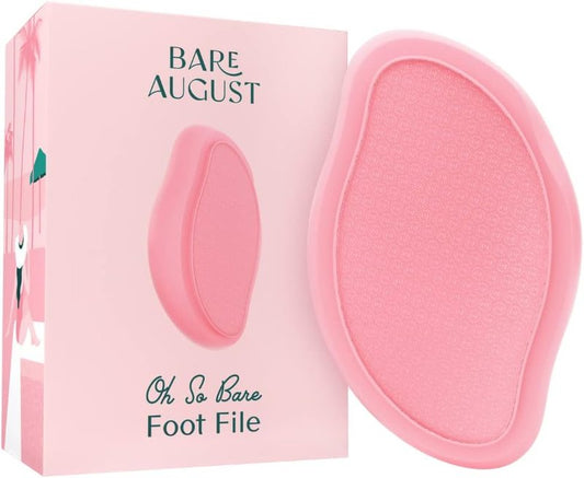 Glass Foot File Callus Remover - Effective Heel Scraper & Shower Foot Scrubber for Smooth, Soft Feet | Pedicure Tool