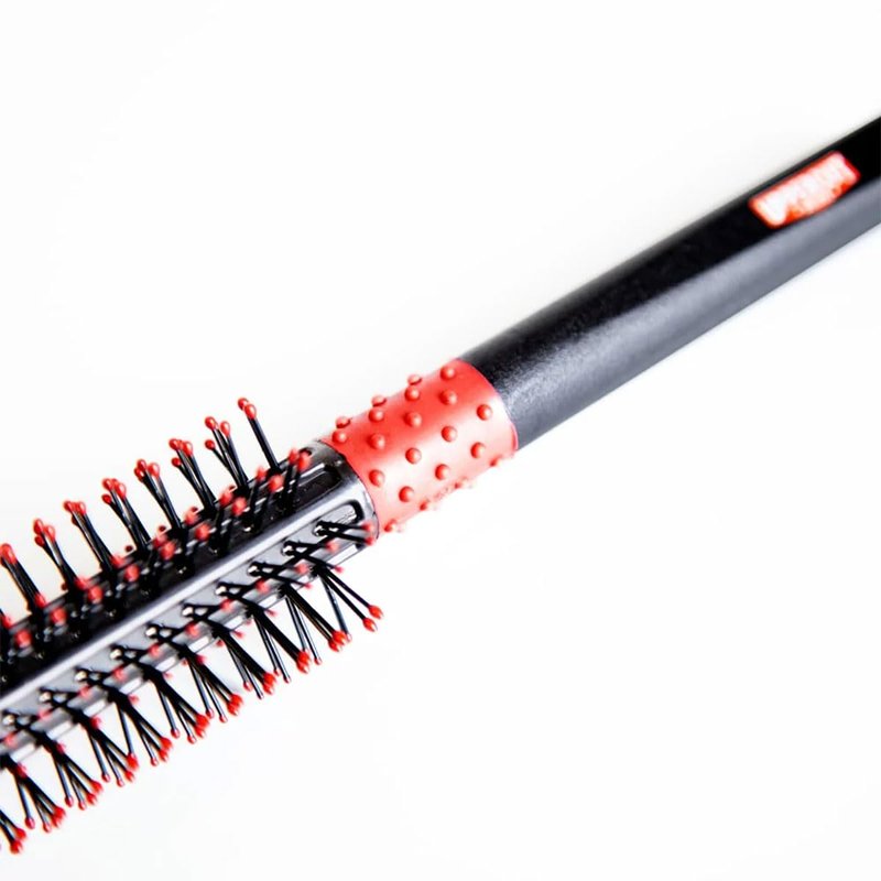 Uppercut Deluxe Quiff Roller Hair Brush for Men and Women – Round Styling Brush for Volume, Lift & Pompadour Styles – Blow Dry Quiff Roller with Ball Tip Bristles, Non-Slip Grip, Barber Styling Tool