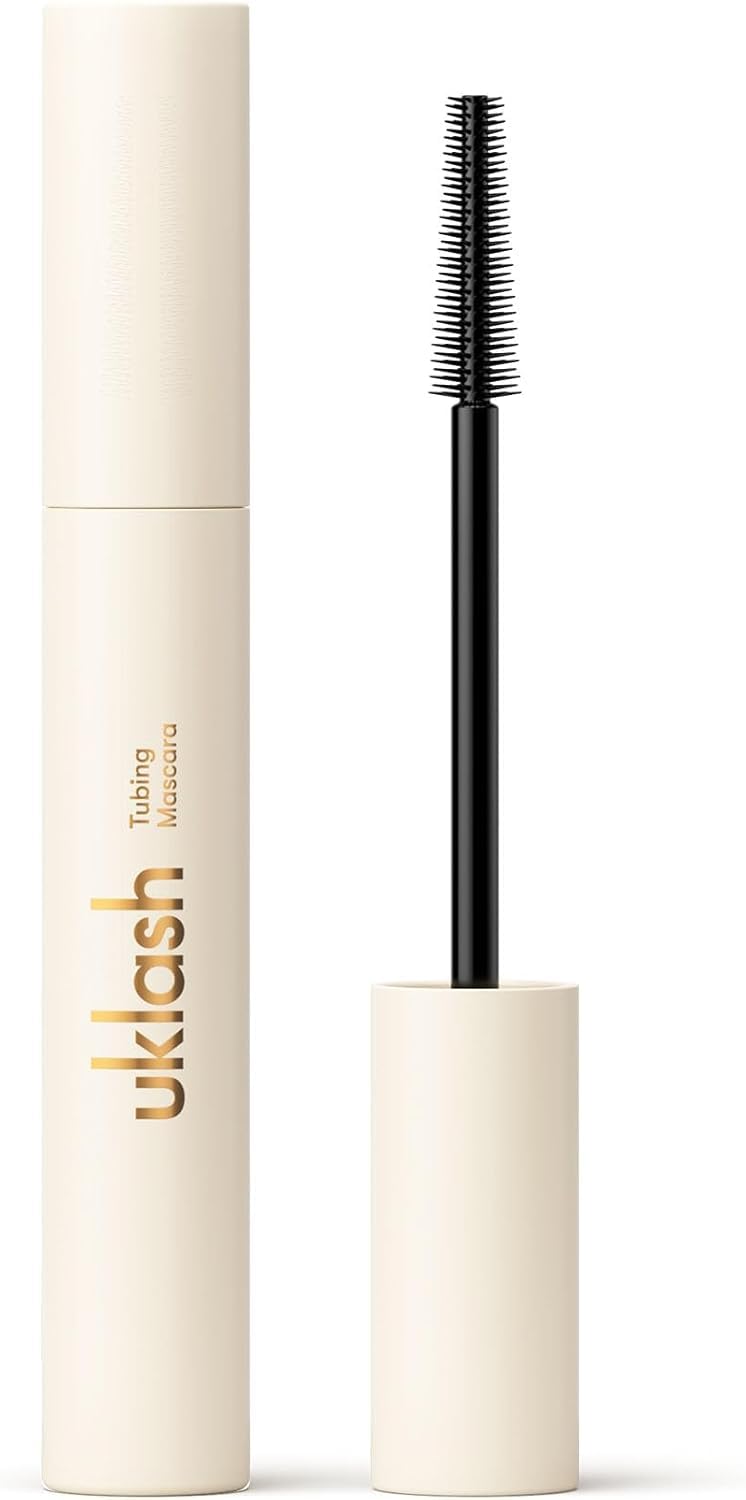 UKLASH Tubing Mascara - Waterproof and Smudge-Free Formula for Longer-Looking and Volumised Lashes - Gentle Removal for Damage-Free Lashes - Americano Black or Brown Shades, 0.24 oz