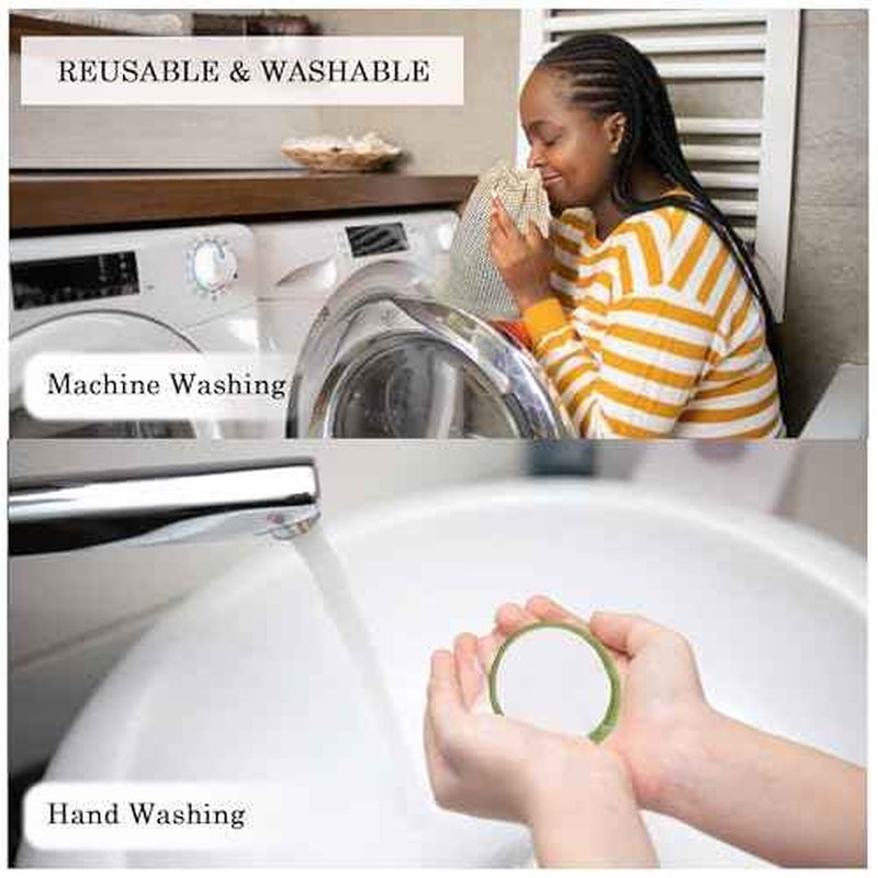 Reusable Makeup Remover Pads - 30 Packs Soft & Washable Bamboo Cotton Rounds, Reusable Face Pads for Skincare & Cleansing, Cotton Rounds with Mesh Bag for Storage