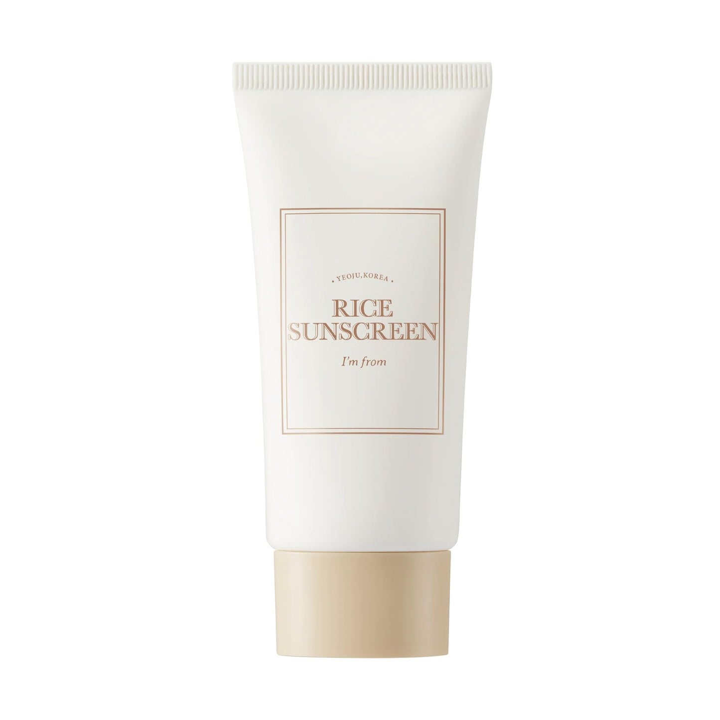 [I'm from] Rice Sunscreen 50ml, Physical, rice extract 41%, Non-nano zinc oxide, Reef friendly, skin sun protection