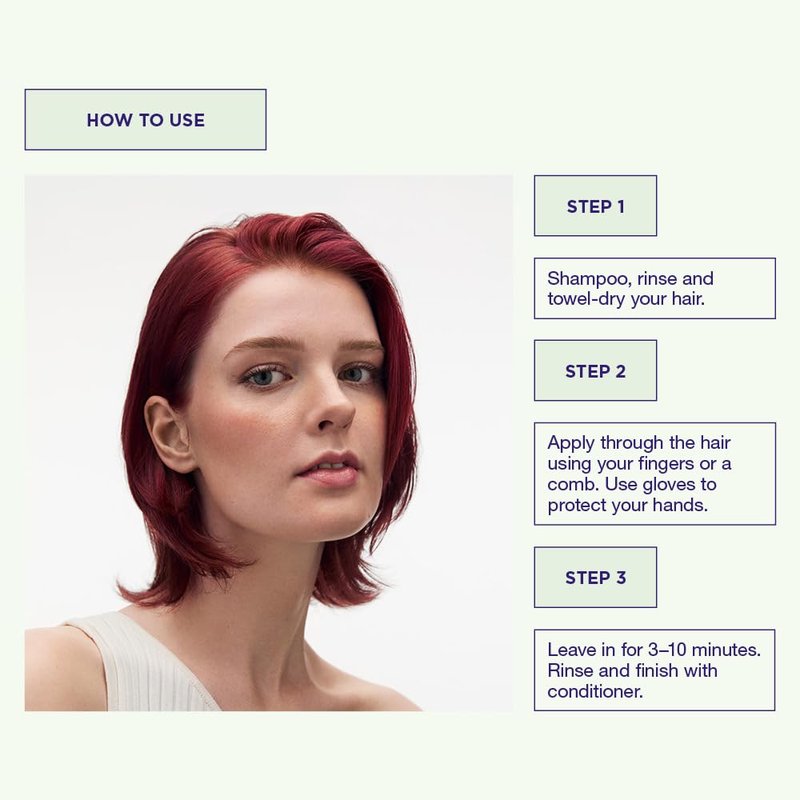 Maria Nila Color Refresh, Bright Red 3.4 Fl Oz, Red Hair Mask, Semi-Permanent Pigments, 100% Vegan & Sulfate/Paraben free
