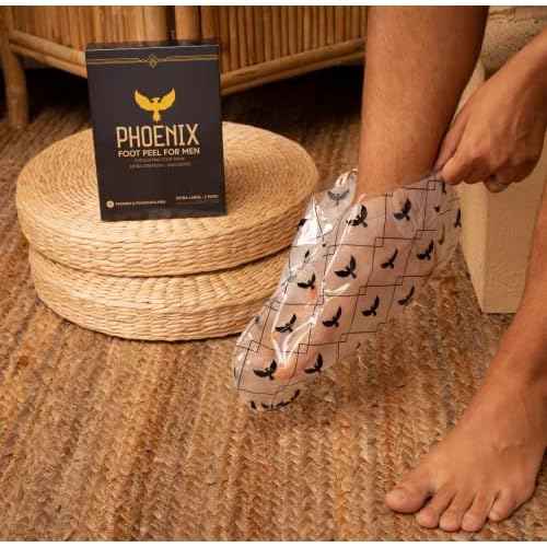 (Pack of 2) for Men - Extra Large - Extra Strength - Exfoliating Dry Feet Treatment - Callus Remover - Unscented - Paraben and Fragrance Free
