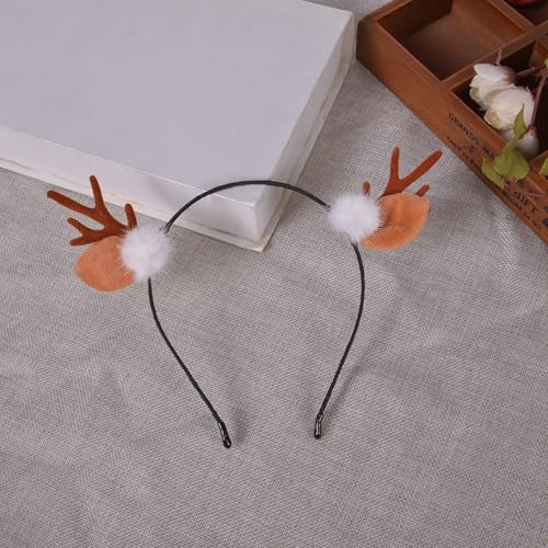 Christmas Reindeer Antler Headband Christmas tree Hair Clips Deer Headband Hair Accessories