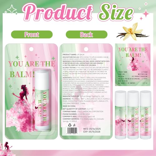 25 Pack Halloween Witch Lip Balms Bulk Pink and Green Party Favors Princess Gift Set Witched Party Favors Baby Shower Birthday Supplies Halloween Decoration Makeup Accessories Bag Stuffers