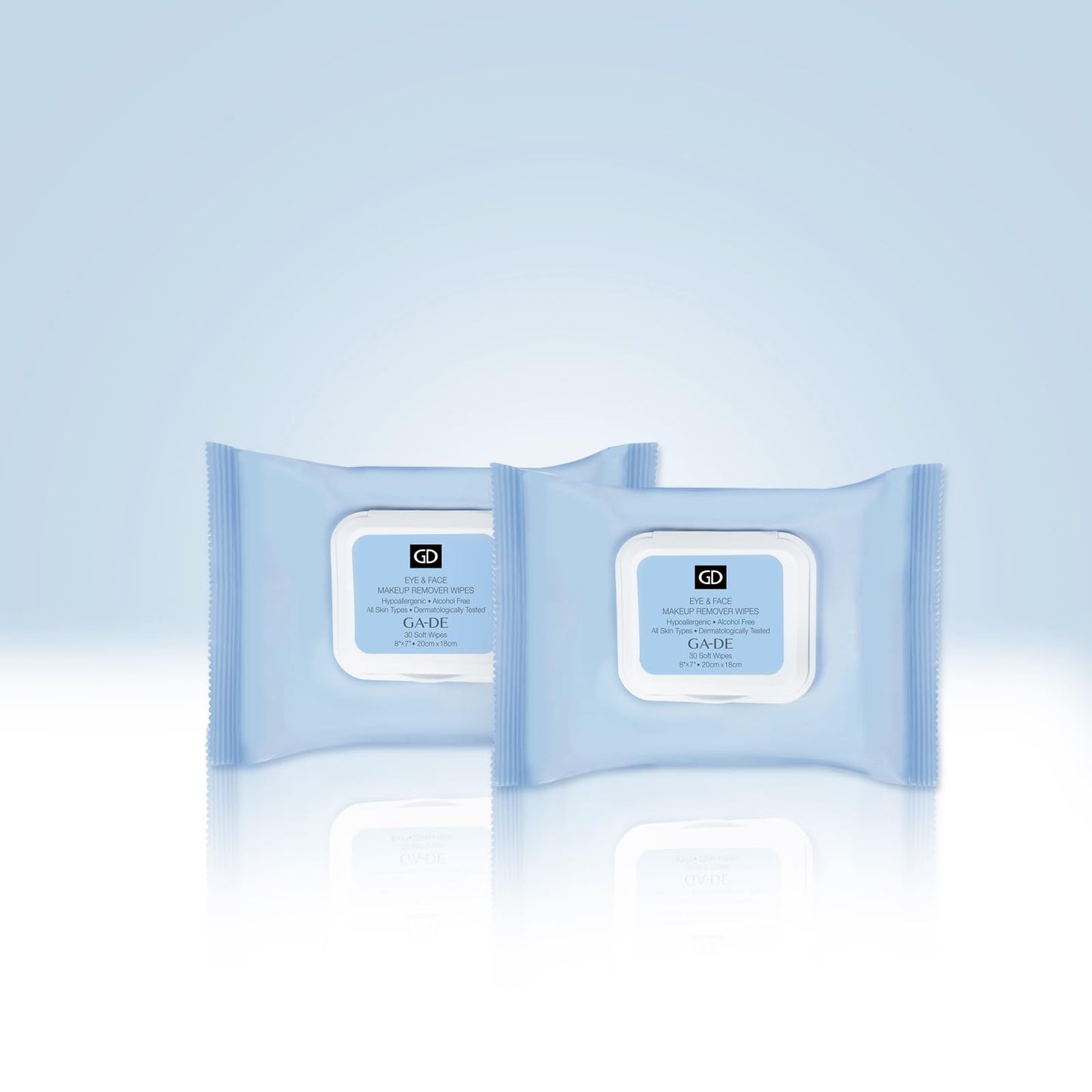 GA-DE Eye and Face Makeup Remover Wipes - Ultra Soft Face Wipes - with Aloe Vera, Chamomile, Vitamins B5 and E for Nurtured, Clean Skin - 30 Count