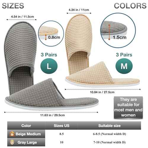 6-10 Pairs Spa Slippers, Non Slip Disposable Slippers For Guest, Washable Reusable, Which Can Be Used As Women Men, House, Indoor, Bathroom, Bedroom, Hotel, Bride Slippers