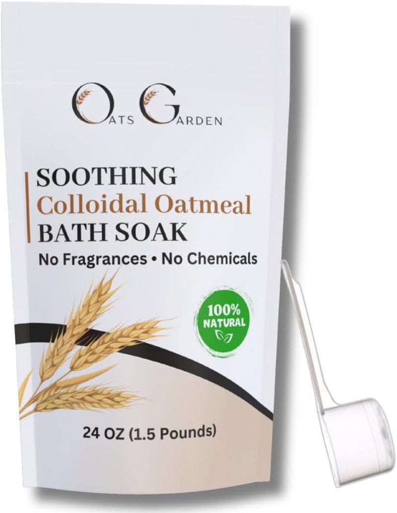 Soothing Oatmeal Bath Soak | Natural Relief for Eczema, Psoriasis & Skin Irritations - 24 oz