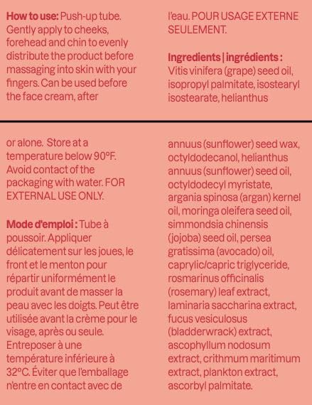 ATTITUDE Oceanly Face Oil Stick - EWG Verified, Vegan & Cruelty-Free | Unscented, 0.3 Ounce