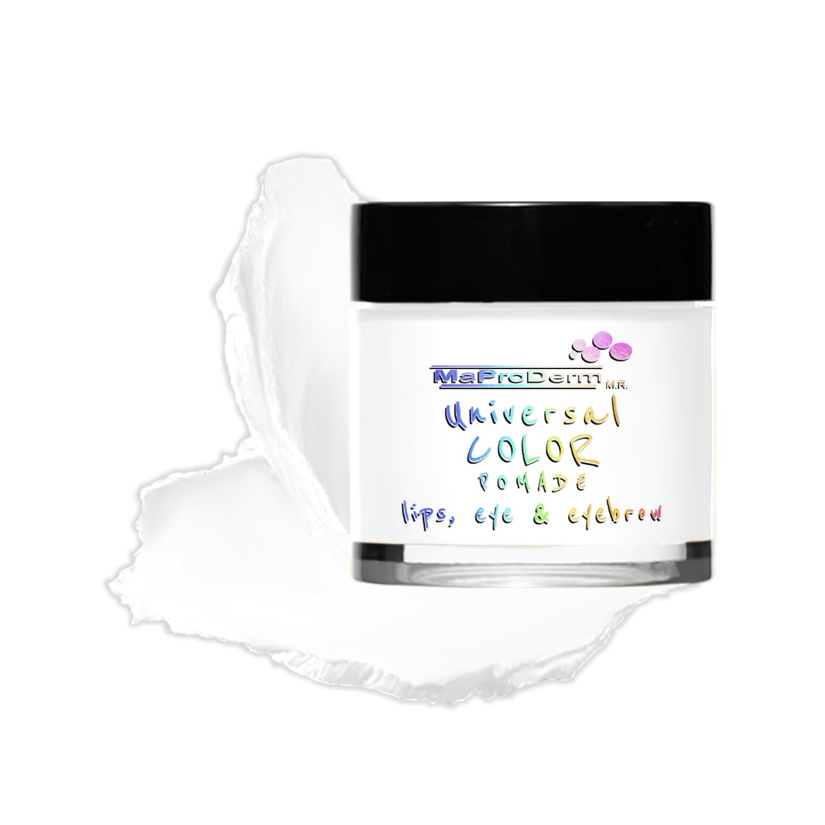 Maproderm Universal Color Pomade - 91 Porcelain | Versatile Makeup for Shadow, Eyeliner, Eyebrow, Lip & Blush