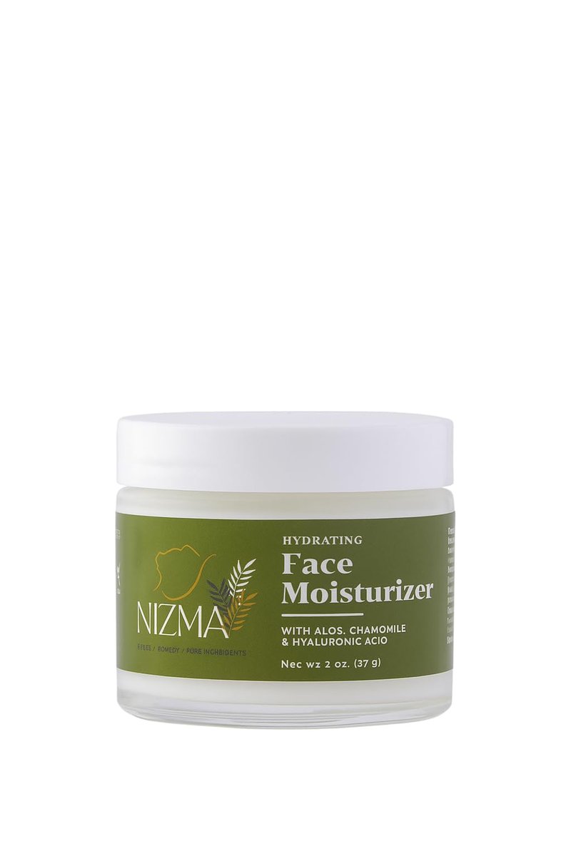 Hydrating Face Moisturizer with Hyaluronic Acid and Aloe – Lightweight Daily Facial Cream for Dry, Oily, Combination, Mature & Sensitive Skin – Nourishing, Non-Greasy, Fast-Absorbing – 2 oz