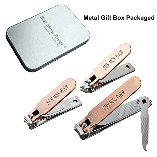Donald Trump 2024 Keep America Great Nail Clipper Set: Finger, Toe & Oblique Nail Clippers in Silver Stainless Steel