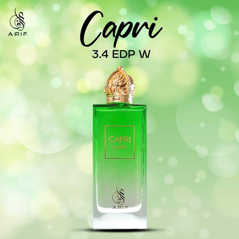 Capri Perfume for Women | Fresh Aromatic Fragrance with Litchi, Jasmine & Turkish Rose - 3.4 oz Eau de Parfum