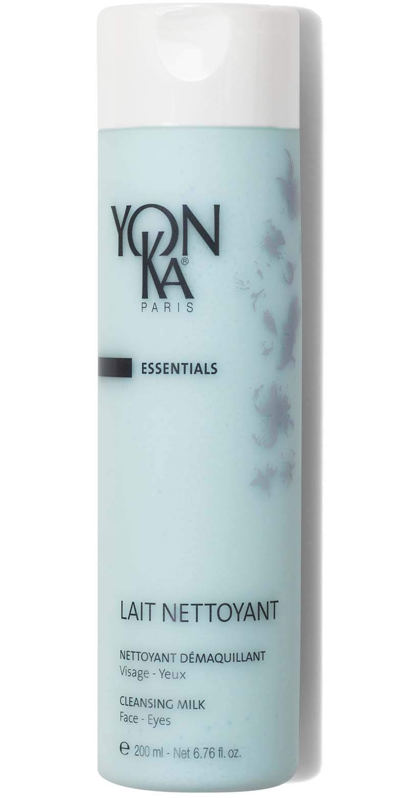 Yon-Ka Cleansing Milk, Gentle Facial Cleanser & Makeup Remover with Eau Micellaire Micellar Water and Cleansing Makeup Remover | Luxury French Skincare | Set of 2, 6.76 fl oz and 2.53 fl oz