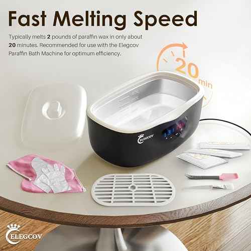 Paraffin Wax Refills-10 Pack Unscent Paraffin Wax for Hand and Feet, Parrafin Wax Blocks for Wax Machine, Parafin Wax Bath, Relieves Muscle Fatigue, Deeply Hydrates, Moisturizes and Nourishes