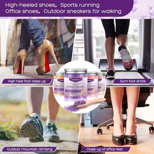 Tea Tree Oil Foot Soak Stubborn Foot Odor, Athletes Lavender Foot Soak with Pure Epsom Salt Soak Pedicure Salt Athletes Foot & Stubborn Foot Bath Salt Softens Calluses & Soothes Foot Care spa¡¦