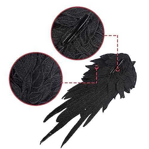 Feather Angel Wings Christmas Halloween Hair Clips Mardi Gras Hair Barrettes Lolita Cosplay Headband Hair Band