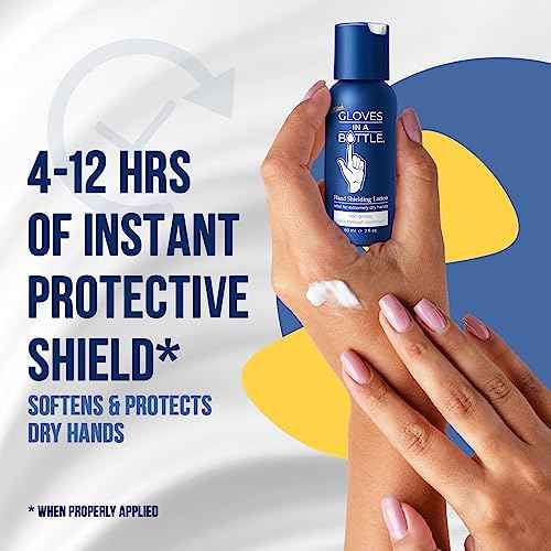 Gloves In A Bottle Hand Lotion for Nurses ? Best Travel Hand Cream for Dry, Cracked Hands, Eczema & Psoriasis Relief ? Silicone Glove Hand Lotion for Healthcare Workers ? 2 oz