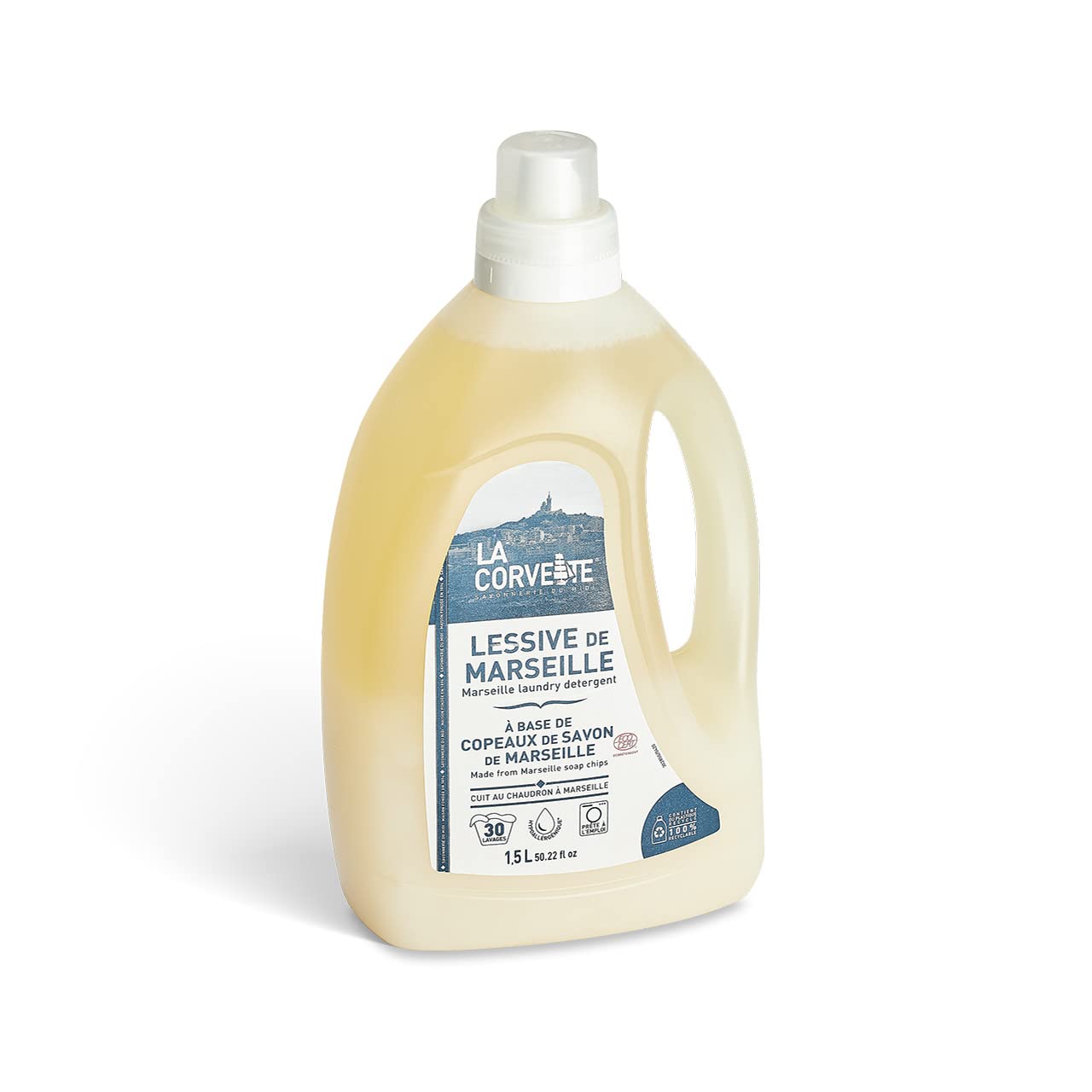 La Corvette, Marseille laundry soap, 1.5 L - made from Marseille soap