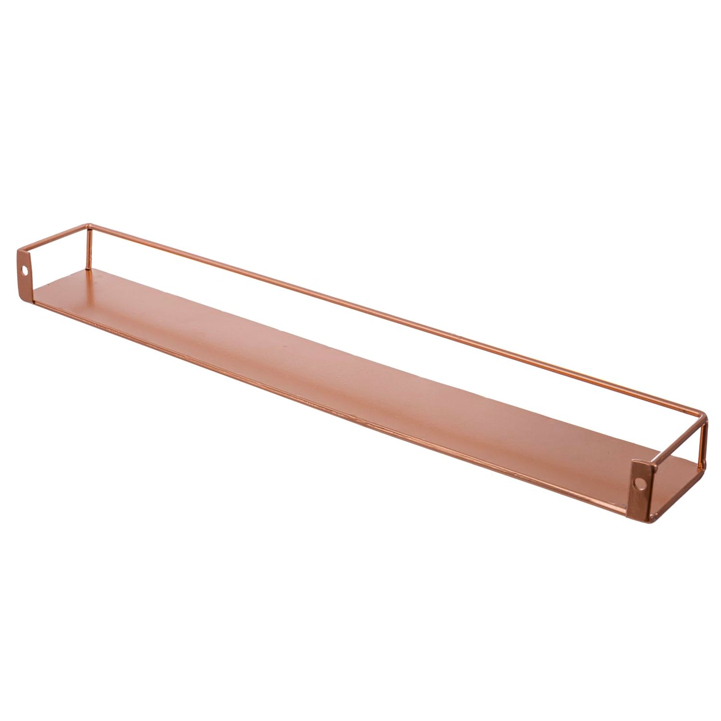 MyGift Modern Copper Metal Wall Mounted Display Racks, Set of 3