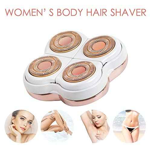 tuokiy Legs Hair Remover Replacement Heads For Finishing Touch Flawless Legs Women's Hair Remover Rose Gold